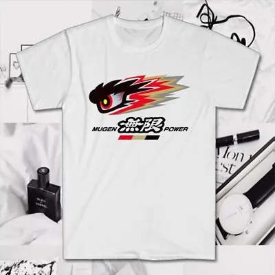 Mugen Power Japan Tuner Racing Logo Men's White T-Shirt Size S To 5XL • $20.24