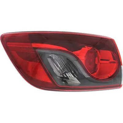 Halogen Tail Light For 2013-2015 Mazda CX-9 Left Outer Clear/Red Lens W/ Bulbs • $113.34