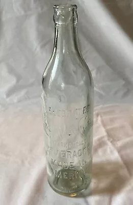 Vintage Clicquot Club Celebrated Beverages Pale Green Soda Bottle • $14.85