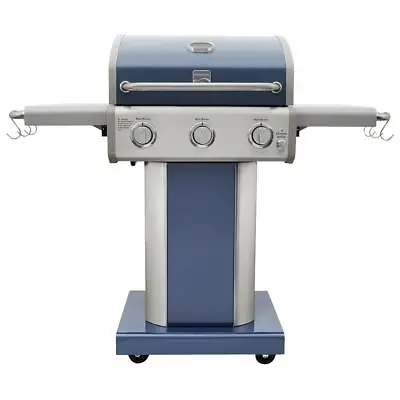 $592.95 • Buy KENMORE Grill Cart 512 Sq In Pedestal Electronic Ignition Folding Steel 3 Burner