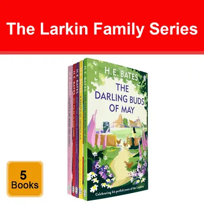 £17.77 • Buy H.E. Bates The Larkins Family Series 5 Books Collection Set NEW Pack