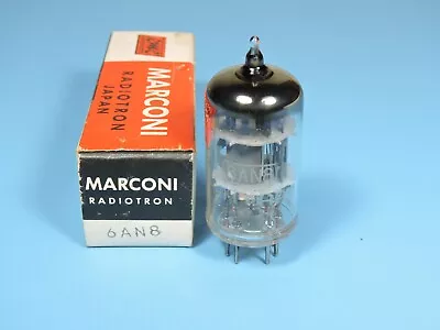 Vtg 6AN8 Marconi (Hit-Ray) Vacuum Tube - Tested Strong - Hitachi Tube Japan • $8