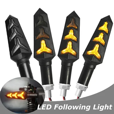 4X Motorcycle LED Turn Signals Blinker Lights Arrow For Buell XB12Scg XB9R XB12R • $16.95