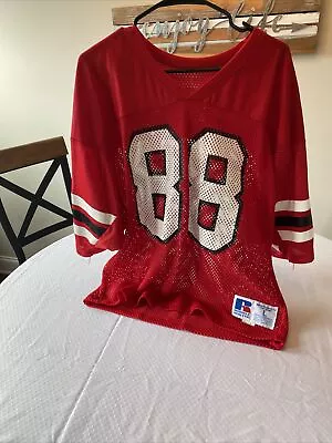 Russell Athletic #88 Georgia Bulldog Mesh Practice Jersey - Sz L • $25