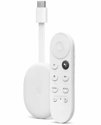 $79.99 • Buy Google Chromecast With Google TV 4K Snow White Model GZRNL