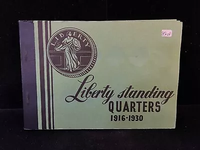 Liberty Standing Quarter Meghrig Green Book 1916 - 1930 - 11 Coins Total • $61