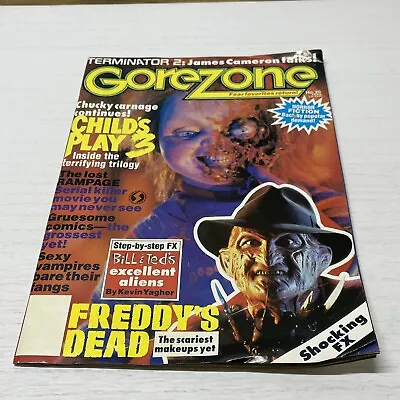 $15.99 • Buy GOREZONE #20 HORROR MAGAZINE Includes Posters Terminator Chucky