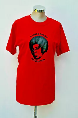 Size S Nobby Styles Made In UK Vintage & BN. Red James Brown Logo T Shirt. • £17