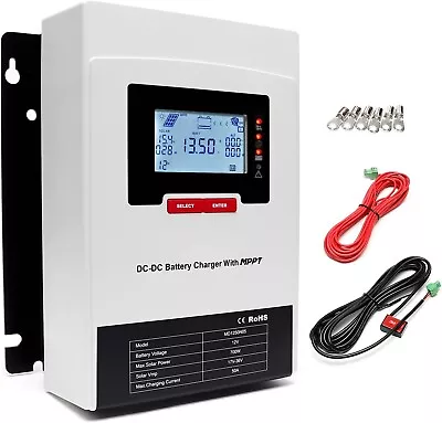 12v Xplorer 30A Onboard DC/DC Charger With Solar MPPT Bluetooth & LCD Display • £184.98