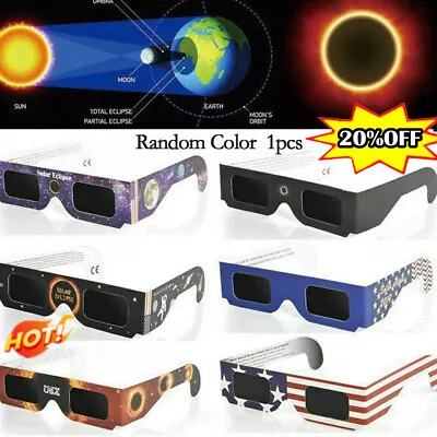 NEW Solar Eclipse Glasses Sun Shades Thousand Oaks Polymer Optical BEST US • $0.99