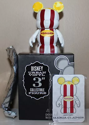 Disney Vinylmation 3  Urban Series 5 W/ Box Card Foil ~hot Fresh Tasty Popcorn~ • $10.95