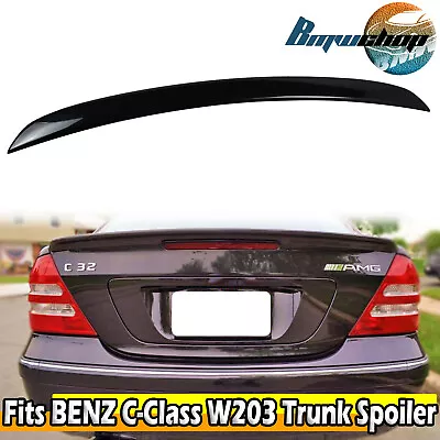 01-07 Fit For Mercedes Benz W203 C230 C280 Sedan Trunk Spoiler Painted #197 • $127.22