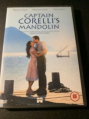 Captain Corelli's Mandolin (DVD 2002) Nicolas Cage Penelope Cruz John Hurt • £3.95