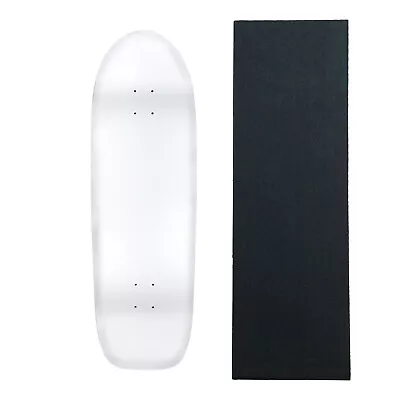 Moose Skateboards Old School 10  X 33  White Blank Skateboard Deck With Grip • $34.95