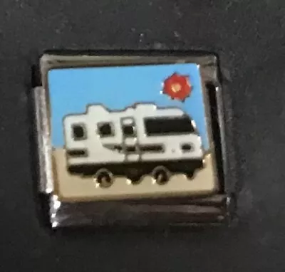 Motor Home Mobile Home Wholesale Italian Charm Enamel Link 9MM K50 • $15