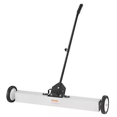 VEVOR 36  Magnetic Sweeper With Wheels 55Lbs Rolling Sweeper Lawn Yard Grass • $58