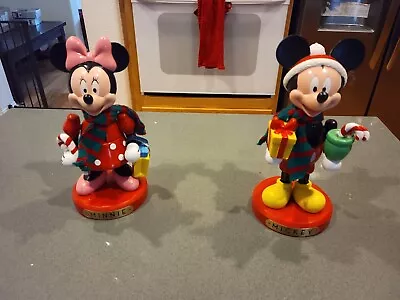 Brand New Kurt Adler Micky And Minnie Mouse Nutcrackers 2022 In Original Boxes • $225