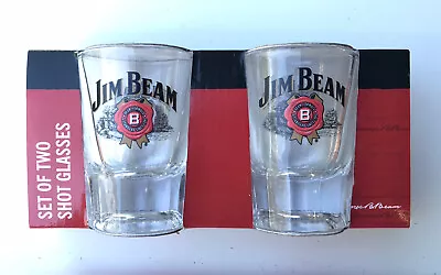 Jim Beam Whiskey Shot Glasses NIP • $25