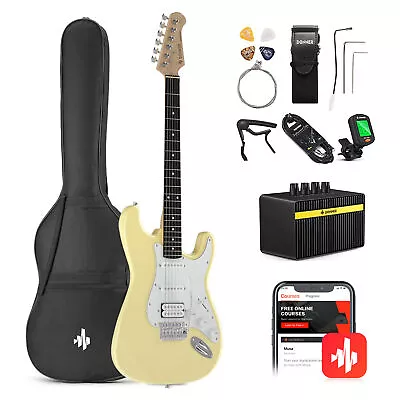 🎸 Donner DST-100 Electric Guitar + Amplifier Single-coil Humbucker HSS Pickups • $143.99