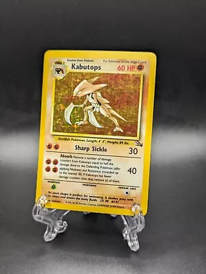 Kabutops 9/62 - Fossil Holo Rare (MP) - Pokemon TCG • $3.52