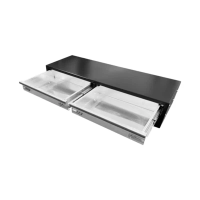 $410 • Buy 102 X 44 X 23cm Flat Aluminium 2 Drawer Unit Ute Truck Tool Box Canopy Toolbox
