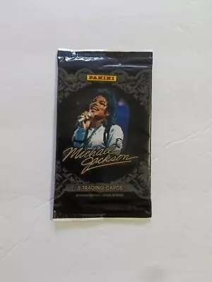 MICHAEL JACKSON PANINI UNOPENED PACK Trading Cards Rare MJ Collectible Sealed • $9.99