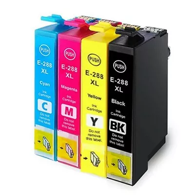 $22.80 • Buy 4x Generic 288XL 288 XL Ink Cartridges For Epson XP240 XP340 XP344 XP440 Printer