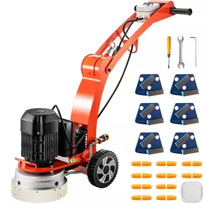 Concrete Floor Grinder 10  Walk-Behind Polisher 1.5HP Granite/Marble/Concrete • $1734.99