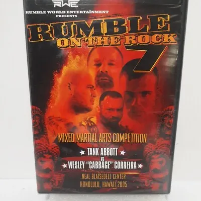New DVD Rumble On The Rock 2005 Cabbage Vs Tank Abbott MMA Fighting Hawaii LQQK  • $7.77