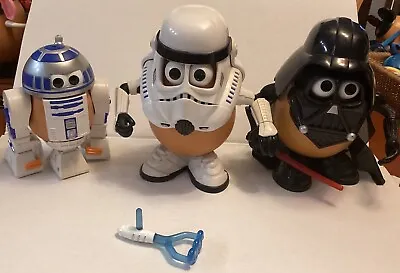 Mr Potato Head Star Wars Lot Bundle - Darth Tater Spud Trooper And Artoo • $30