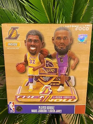 Magic Johnson & LeBron James Los Angeles Lakers Then And Now Bobblehead • $175
