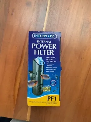 Interpet Aquarium Filter Internal Fish Tank Power Filtration PF1 • £14