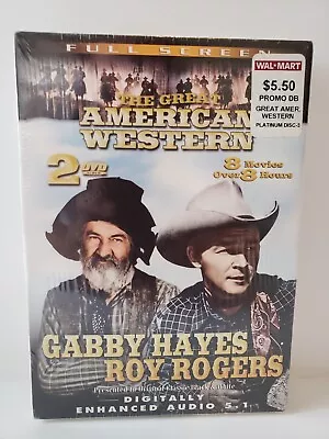 THE GREAT AMERICAN WESTERN Gabby Hayes Roy Rogers B & W New Sealed DVD Western • $5