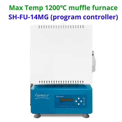 1200℃ Benchtop Muffle Furnace 14L Chamber 45step Programmable Controller 220V • $3890