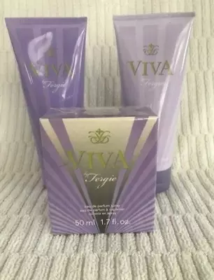 Avon VIVA By Fergie EDP Spray Body Lotion Shower Gel New Sealed • $44.99