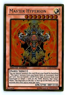 Yu-Gi-Uh #GLD5-EN027 Master Hyperion Gold Series: Haunted Mine Tcg • $3.99