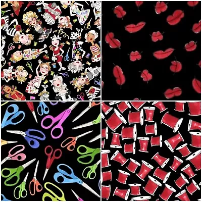 Loralie Design - Sew Sew Quilting And Crafting Fabric Fat Quarters 🧵🧵 • $12.99