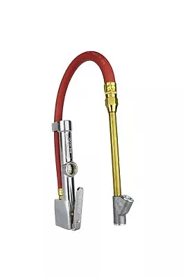 Milton (S-516) Straight Foot Chuck Tire Inflator Gauge - 15  Hose Lock-On Th... • $61.99