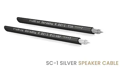 VIABLUE SC-1 Silver Speaker Cable 5M - Part 24305 • $25