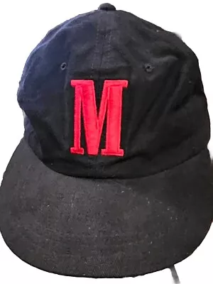 Vintage Marlboro Black & Red Adjustable Strap Back Embroidered Ball Hat  • $9.95