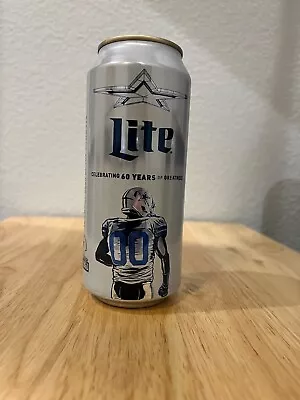 Miller Lite Dallas Cowboys 60th Anniversary Limited Edition 16 Oz Beer Can • $5.99