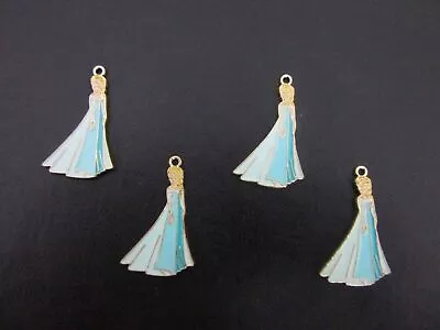 Frozen Elsa Charms Pendants Enamel Metal • £2.15