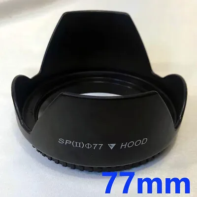 $11 • Buy 77mm Lens Hood Replace For Canon Nikon Sony Pentax Lens Hood 77mm