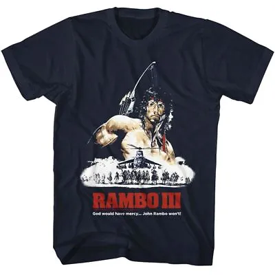 Rambo God Would Have Mercy Navy Movie Shirt • $23.50