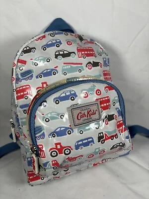 Cath Kidston Kids Ruck Sack Bag Cars Vehicles Oil Cloth Cath Kids Boys 22cm • £10.99