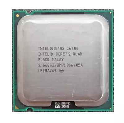 Intel Core 2 Quad Q6700 2.66 GHz Quad-Core 1066 MHz 8 M Socket 775 CPU Processor • $14.44