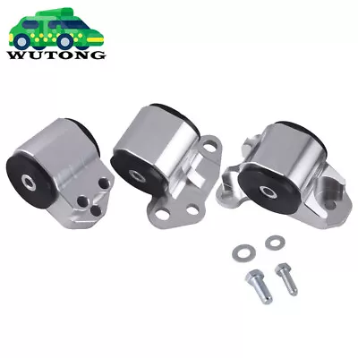 Swap Motor Mounts Silver For 92-95 Honda Civic EG D/B-Series 94-01 Acura Integra • $62.99