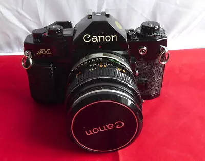 CANON A-1 35mm SLR CAMERA - SPARES OR REPAIR • £31