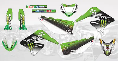 528 Mx Motocross Graphics Decals Stickers For Kawasaki Klx125 Klx150 D-tracker • $89