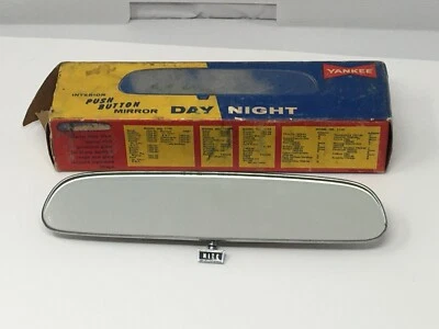 $49.95 • Buy Vintage Push Button Day Night Rear View Mirror, FOMOCO Interior Accessory
